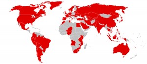 کشورهای مورد حمله باج افزار wannacry